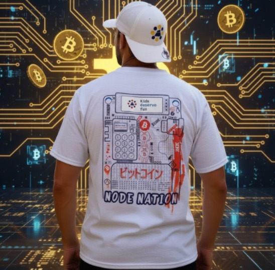 Camisa Node Nation Blanca